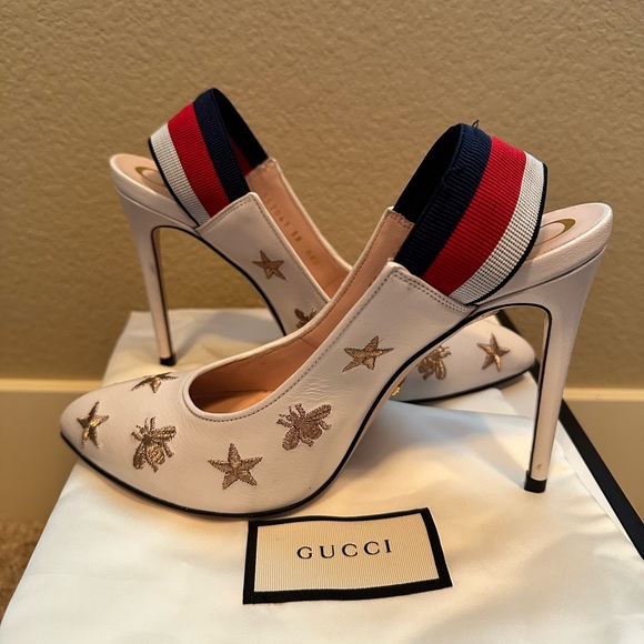 White Gucci heels - Picture 2 of 9